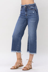 Judy Blue High-Waist Side Seam Detail Straight Jean – White Lily