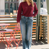 Monica Mid Rise Dad Jeans with Release Hem