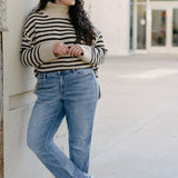 Preorder - Nia Mid Rise Yoke Cell Phone Pocket Dad Jeans - PLUS