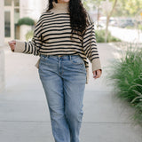 Preorder - Nia Mid Rise Yoke Cell Phone Pocket Dad Jeans - PLUS