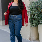 Preorder - Daisy High Rise Tummy Control Classic Straight Jeans - PLUS