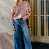 Preorder - Claribel High Rise Tummy Control Retro Wide Leg Jeans