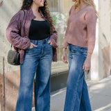 Preorder - Claribel High Rise Tummy Control Retro Wide Leg Jeans