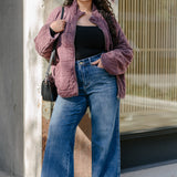 Preorder - Claribel High Rise Tummy Control Retro Wide Leg Jeans - PLUS