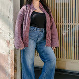 Preorder - Claribel High Rise Tummy Control Retro Wide Leg Jeans - PLUS