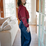 Preorder - Claire High Rise Tummy Control Retro Wide Leg Jeans