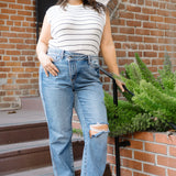 Carolyn High Rise Rigid Magic Dad Jeans - PLUS