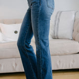 Tanya Mid Rise Thermal Bootcut Jeans