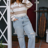 Laurel High Rise Rigid Magic 90's Straight Jeans - PLUS