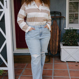 Laurel High Rise Rigid Magic 90's Straight Jeans - PLUS