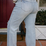 Laurel High Rise Rigid Magic 90's Straight Jeans - PLUS